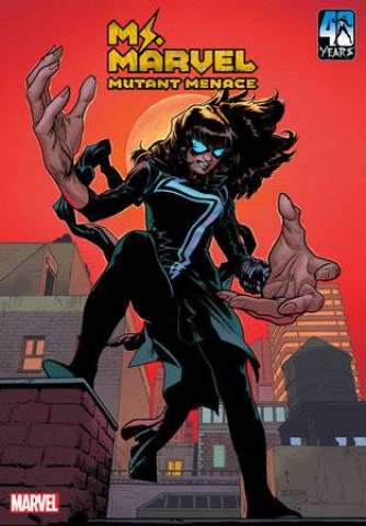 Ms. Marvel: Mutant Menace #3 (Mahmud Asrar Black Costume Cover)