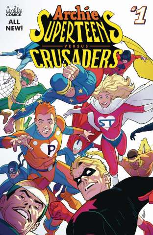 Archie's Superteens vs. Crusaders #1 (Connecting Cover)