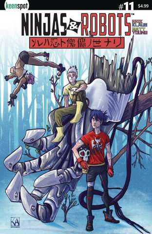 Ninjas & Robots #11 (Katelyn Amacker Cover)