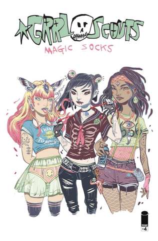 Grrl Scouts: Magic Socks #4 (Ys Cover)