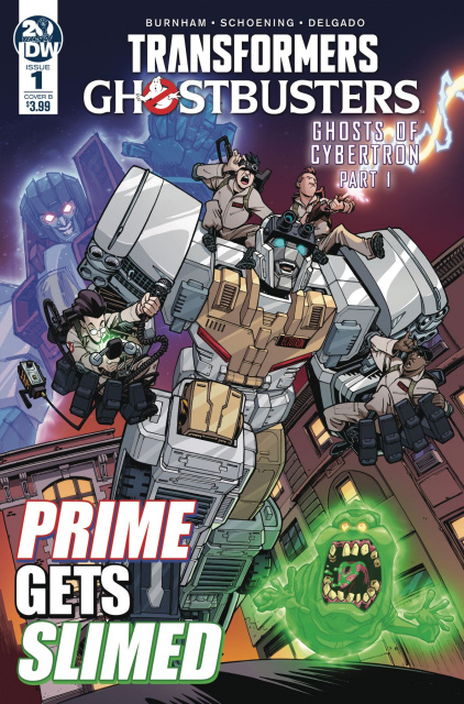 The Transformers / Ghostbusters #1 (Roche Cover)