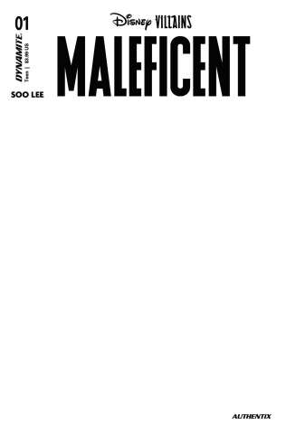 Disney Villains: Maleficent #1 (Blank Authentix Cover)