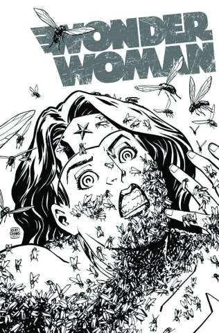 Wonder Woman #16 (Black & White Cover)