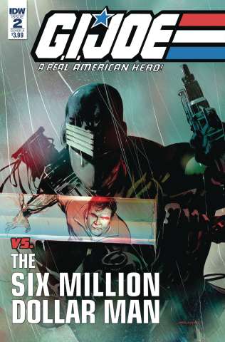 G.I. Joe vs. The Six Million Dollar Man #2 (Sayger Cover)