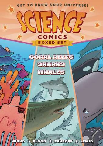 Science Comics: Coral, Reefs, Sharks & Whales (Boxed Set)