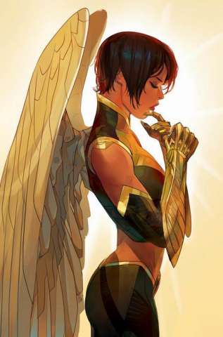 Hawkgirl #1 (Otto Schmidt Card Stock Cover)