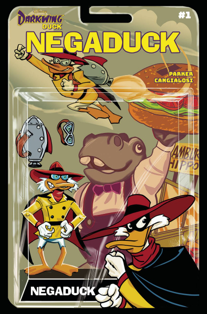 Negaduck #1 (Parker Action Figure Cover)