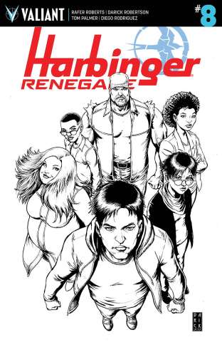 Harbinger: Renegade #8 (50 Copy B/W Sketch Cover)