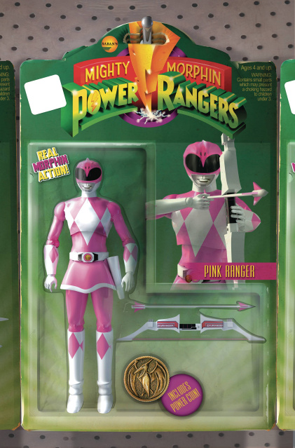 Mighty Morphin Power Rangers #3 (Unlock Action Figure Cover)