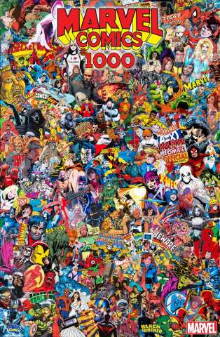 Marvel Comics #1000 (Garcin Collage Cover)