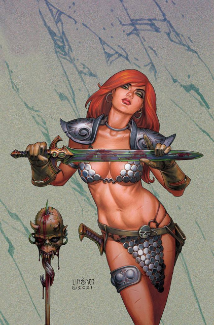 The Invincible Red Sonja #3 (Linsner Virgin Cover)