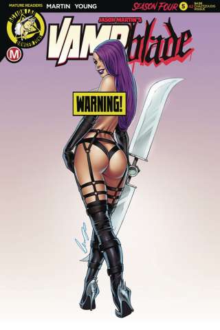 Vampblade, Season Four #5 (Chatzoudis Risque Cover)