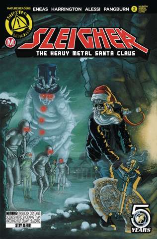 Sleigher: The Heavy Metal Santa Claus #2 (Ramon Cover)