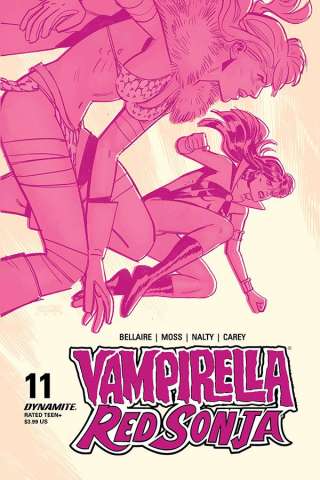 Vampirella / Red Sonja #11 (Romero & Bellaire Cover)
