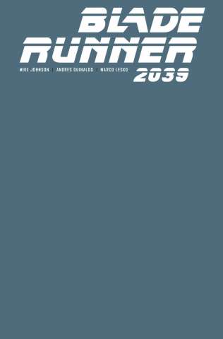 Blade Runner 2039 #1 (Blank Sketch Cover)