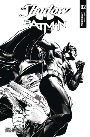 The Shadow / Batman #2 (40 Copy Peterson B&W Cover)