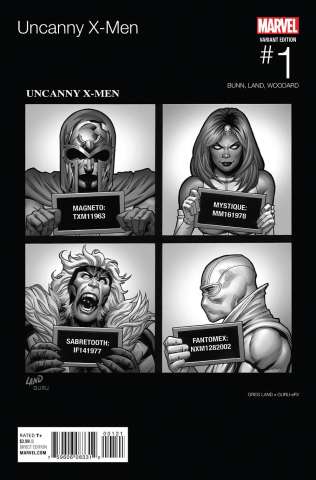 Uncanny X-Men #1 (Land Hip Hop Cover)
