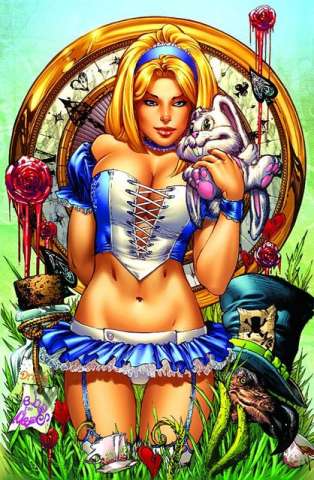 Grimm Fairy Tales: Alice in Wonderland #1 (Ebas Cover)