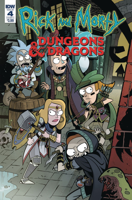 Rick and Morty vs. Dungeons & Dragons #4 (Little Cover)