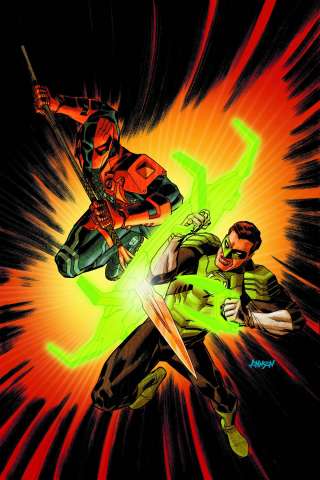 Deathstroke #10 (Green Lantern 75th Anniversary Cover)