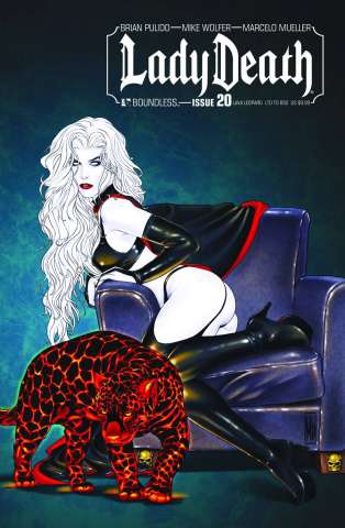 Lady Death #20 (Lava Leopard Cover)