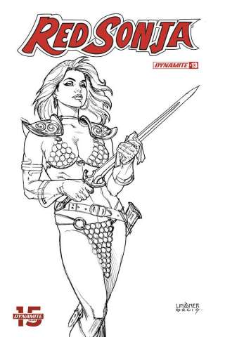 Red Sonja #13 (30 Copy Linsner B&W Cover)