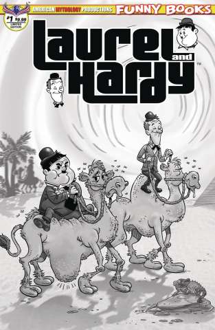 Laurel and Hardy #1 (B&W Cover)