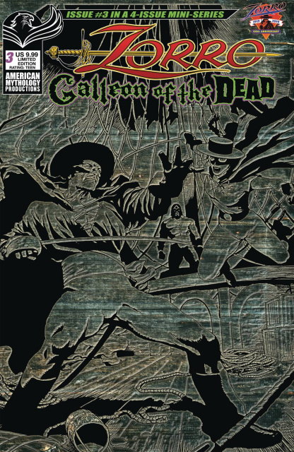 Zorro: Galleon of the Dead #3 (Pulp Cover)