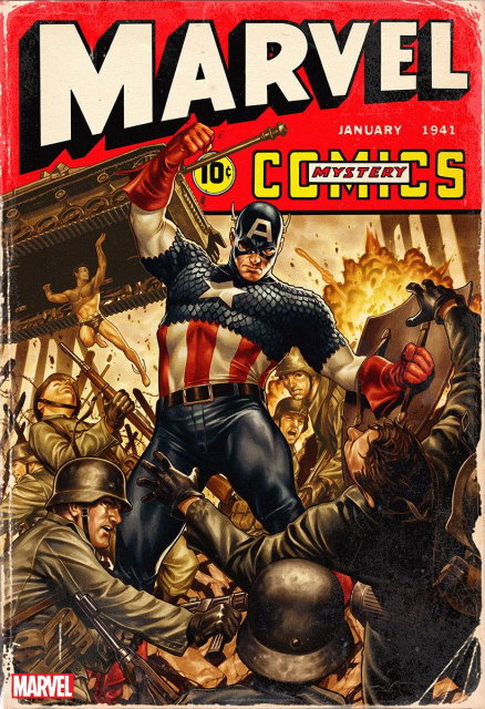 Marvel Comics #1000 (Brooks '40s Cover)