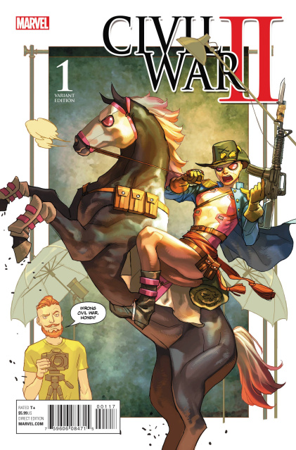 Civil War II #1 (Party Cover)