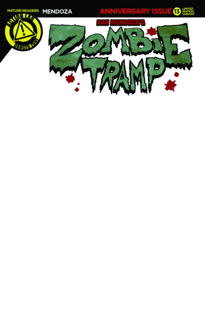 Zombie Tramp #13 (Blank Sketch Cover)