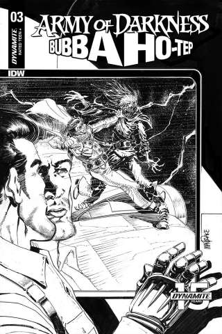 Army of Darkness / Bubba Ho-Tep #3 (30 Copy Mandrake B&W Cover)