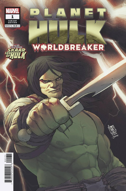 Planet Hulk: Worldbreaker #1 (Camuncoli Skaar Cover)