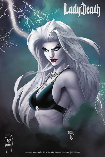 Lady Death: Merciless Onslaught #1 (Turner Premium Foil Cover)
