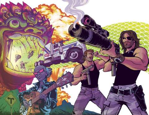 Big Trouble in Little China / Escape from New York #4 (Wraparound Cover)