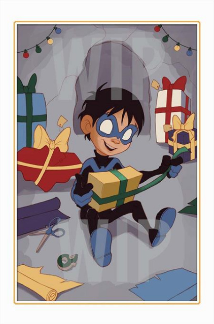 Nightwing #121 (Chrissie Zullo DC Winter Wonderland Card Stock Cover)