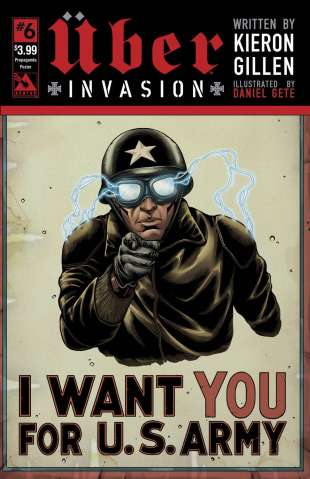 Über: Invasion #6 (Propaganda Poster Cover)