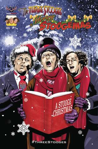 The Three Stooges: Merry Stoogemas (Larocque Cover)