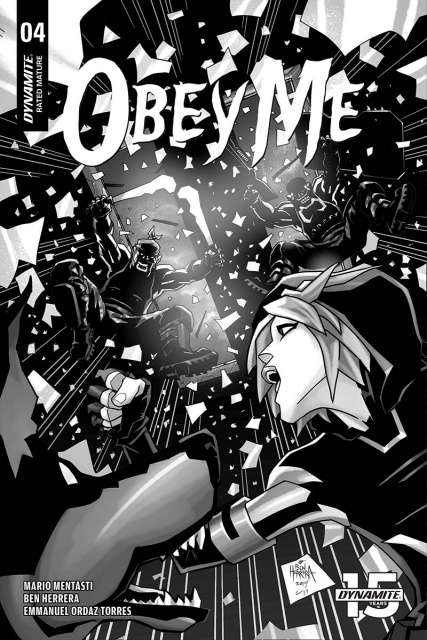 Obey Me #4 (10 Copy Herrera B&W Cover)