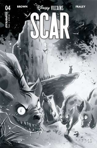 Disney Villains: Scar #4 (15 Copy Darboe B&W Cover)