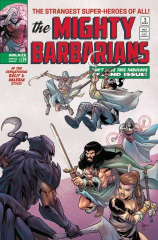The Mighty Barbarians #2 (Casas Homage Cover)