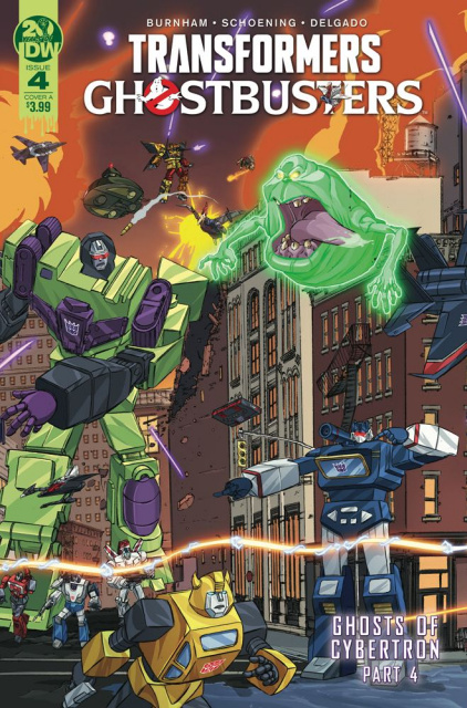 The Transformers / Ghostbusters #4 (Schoening Cover)