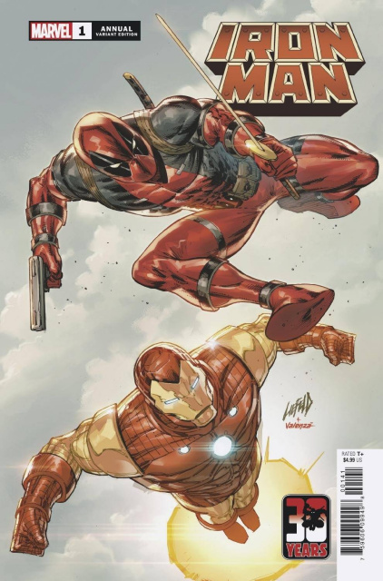 Iron Man Annual #1 (Liefeld Deadpool 30th Anniversary Cover)