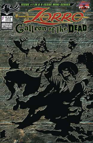Zorro: Galleon of the Dead #1 (Pulp Cover)