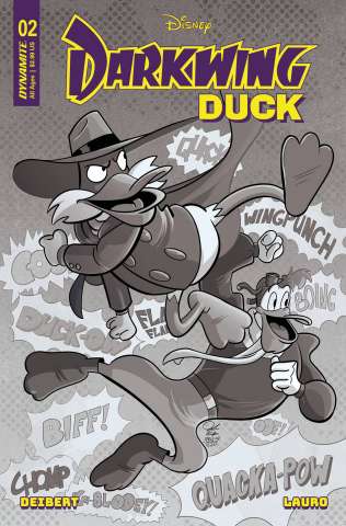 Darkwing Duck #2 (20 Copy Edgar B&W Cover)