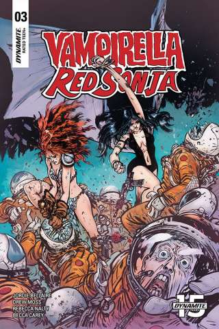 Vampirella / Red Sonja #3 (Johnson & Spicer Cover)