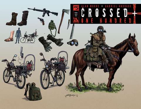 Crossed + One Hundred #5 (Design Sketch Cover)