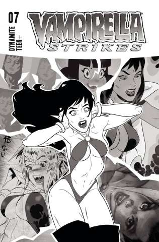 Vampirella Strikes #7 (7 Copy Caldwell B&W Cover)