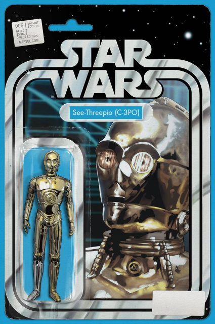 Star Wars #5 (Christopher Action Figure Cover)