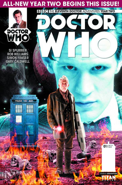 Doctor Who: New Adventures with the Eleventh Doctor, Year Two #1 (Subscription Cover)